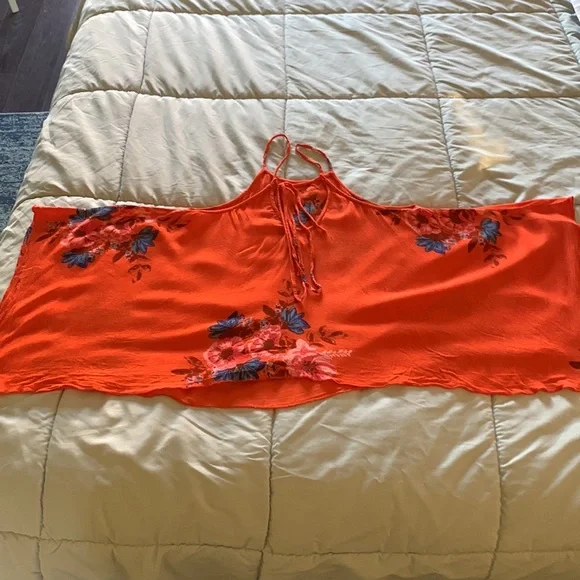 O’Neill floral boho summer tank XS oversized adjustable straps never worn - Picture 11 of 13